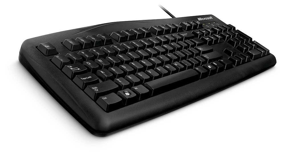 Microsoft Wired Keyboard 200 - Black USB Keyboard for Office & Gaming