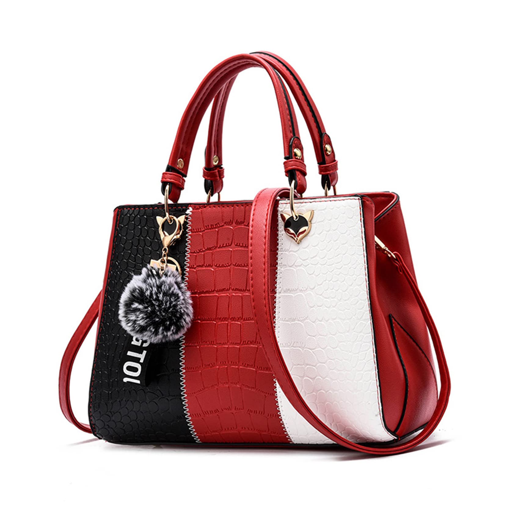 Stylish Women's PU Leather Satchel Purses & Handbags - Top Handle Shoulder Tote Crossbody Bag for Work, Travel & Daily Use | Fashion Ladies Bags Collection