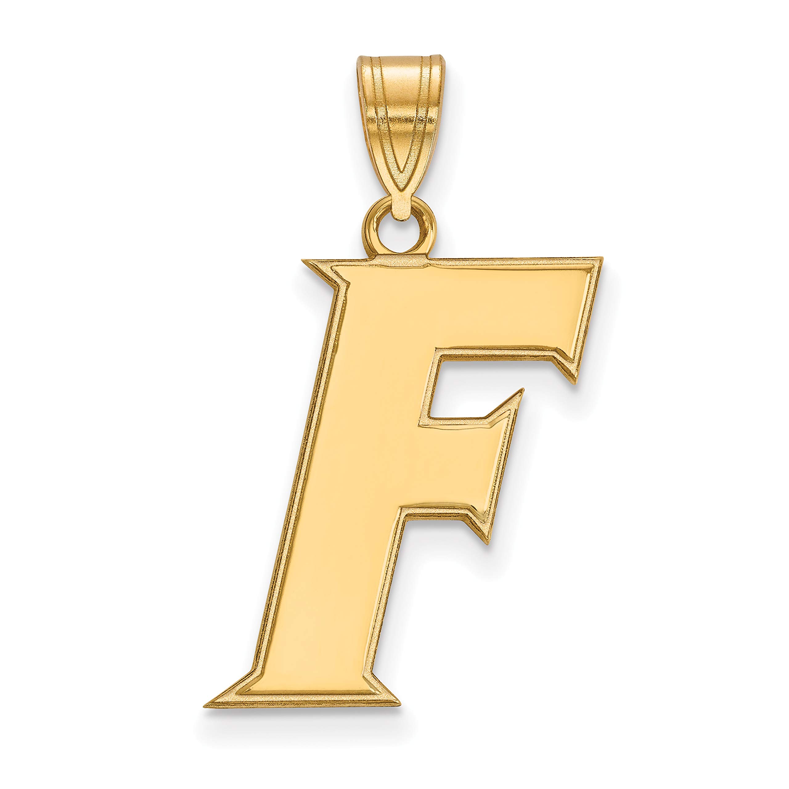 University of Florida Gators Logo Pendant Necklace - Gold Plated Silver Jewelry for UF Alumni & Fans - Perfect for Game Day, Graduation Gifts & School Spirit Accessories