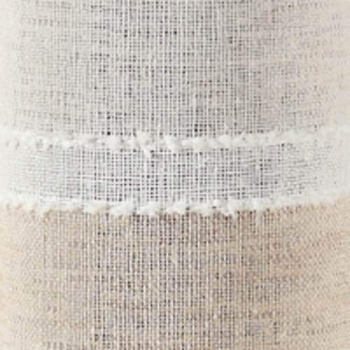 Lush Decor Beige Striped Sheer Curtains - 84