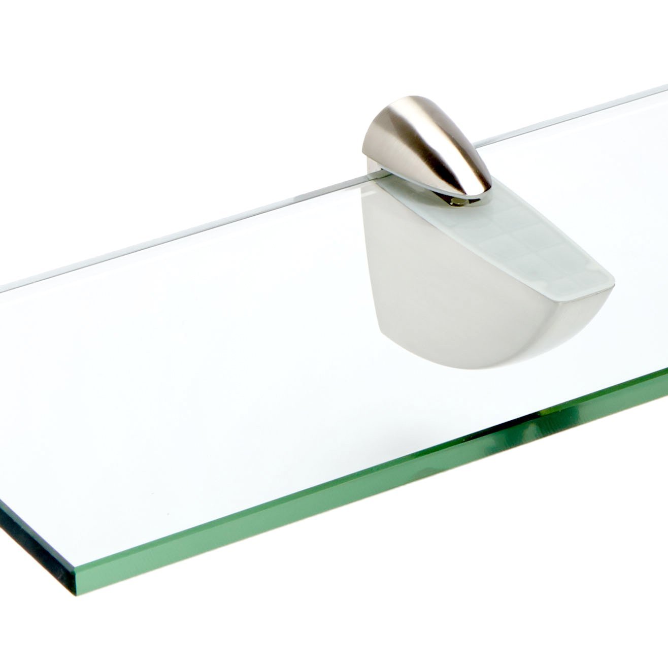 Spancraft Brushed Steel Oriole Glass Shelf - 6