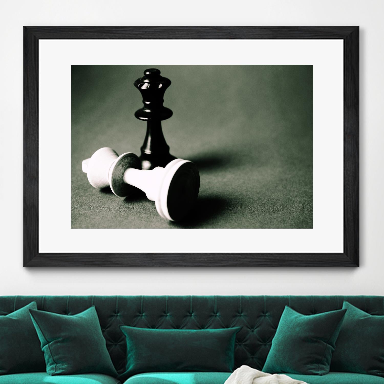 Checkmate Chess Set - Premium Wooden Chess Board with Staunton Pieces - Perfect for Home, Office & Gifts - Classic Strategy Game for Adults & Kids