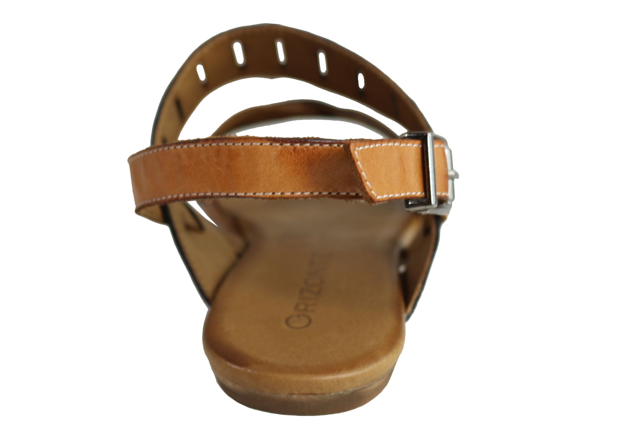 Orizonte Toto Women's European Leather Comfortable Flat Fashion Sandals - Stylish & Comfortable for Walking, Travel & Summer Outfits