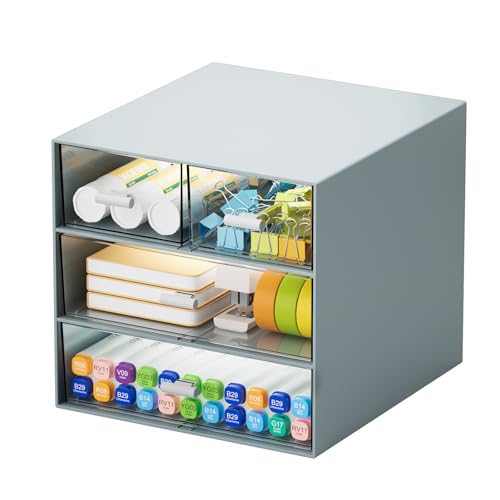 Blue & 4 Drawers