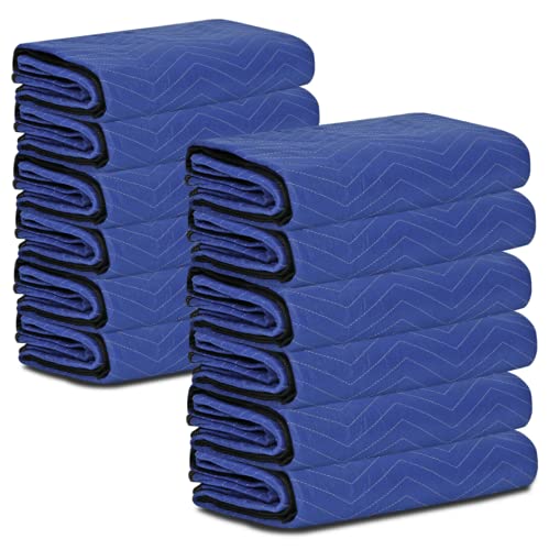 Premium 12-Pack Moving Blankets 80