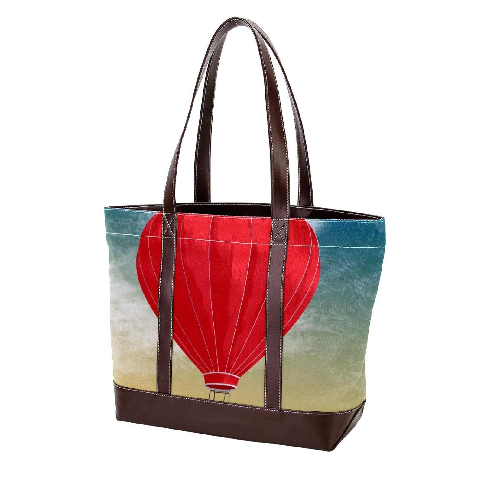 Elegant Stained Glass Cat Tote Bag - Large Leather & Canvas Handbag for Women, Top Handle Shoulder Satchel Purse - Perfect for Work, Travel & Shopping