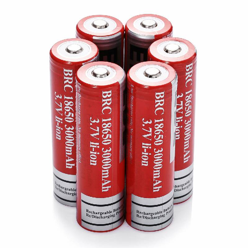 EBL BRC 18650 3000mAh Rechargeable Lithium Battery with Button Top & Protection Circuit - Perfect for Flashlights, Vape Mods, and Power Tools