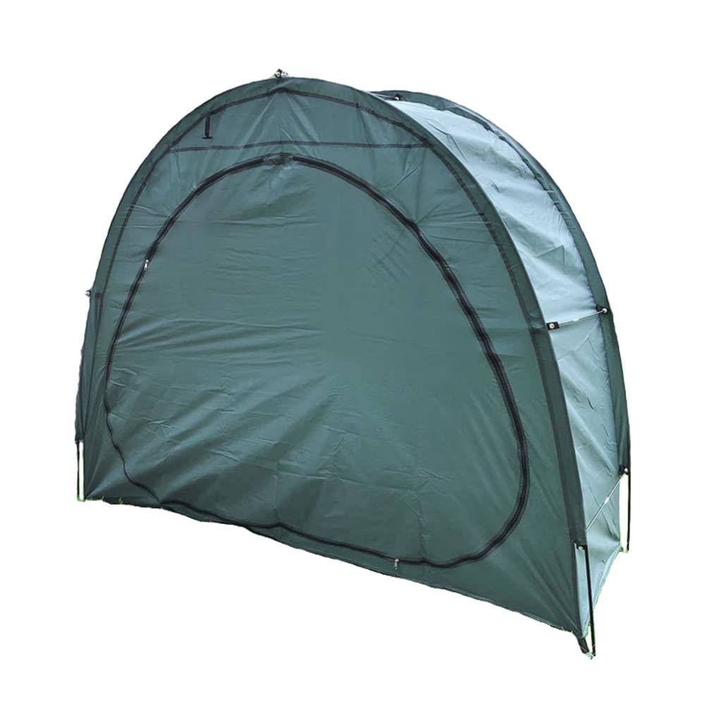 Vilemoon Outdoor Bike Storage Tent - Portable Foldable Bike Cover for 1 Bicycle, Weatherproof Garden Shelter for Bike Protection (Green) - Perfect for Backyard, Patio, Garage & Outdoor Bike Storage