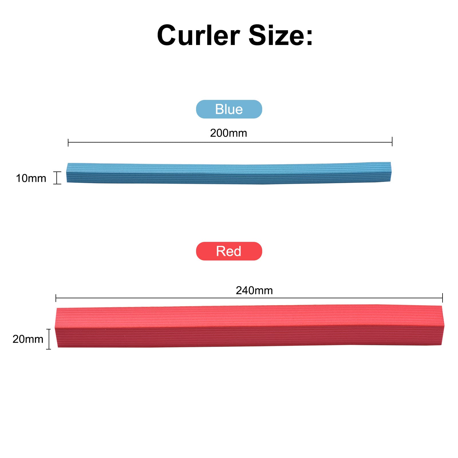 Flexible Sponge Hair Curlers Set - No Heat Hair Rollers for Short & Long Hair | Natural Curling Rods & Twist Foam Rollers | Perfect for Overnight Styling, Beach Waves & Salon-Quality Curls at Home