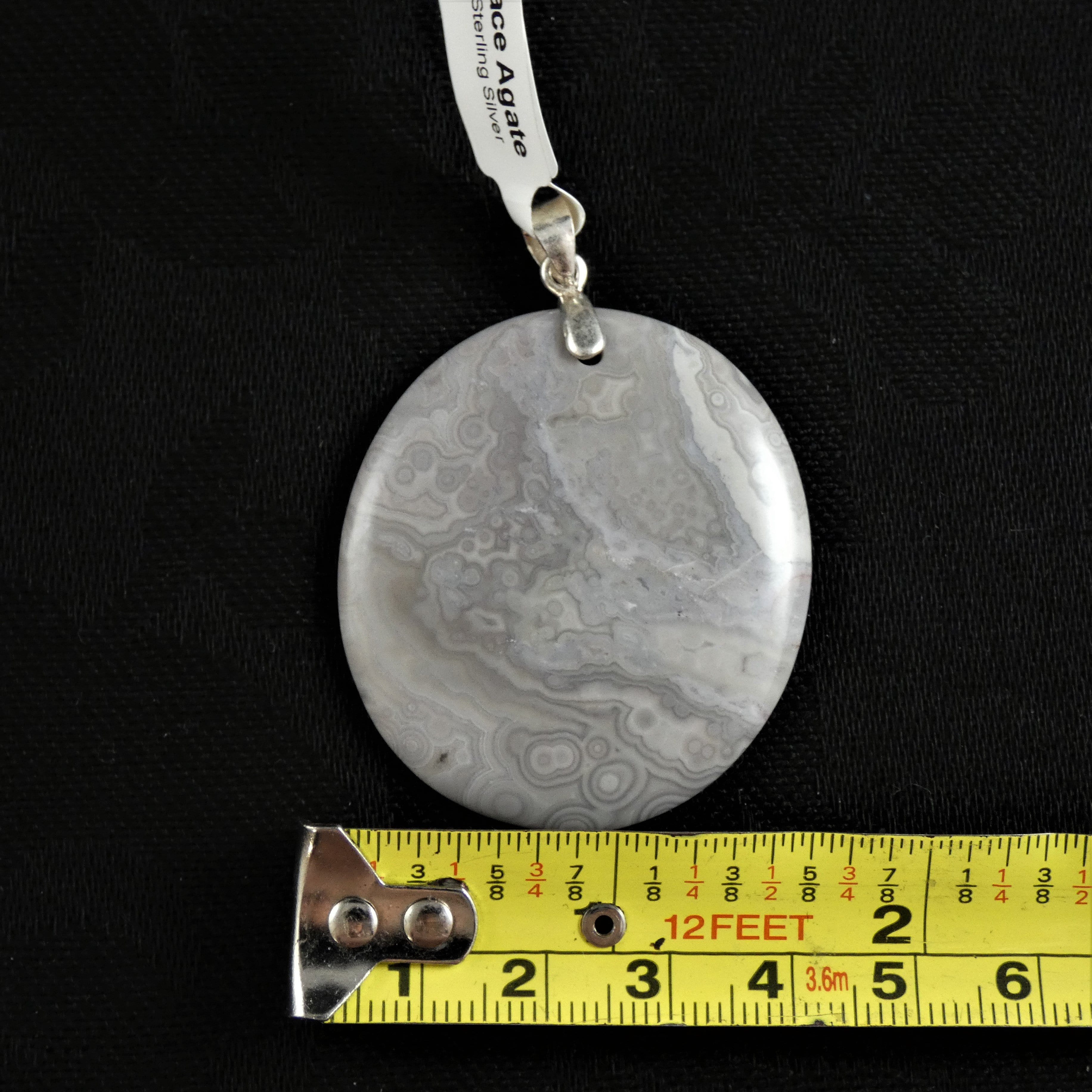 Elegant Crazy Lace Agate Round Pendant Necklace - Natural Stone Jewelry for Women - Perfect for Boho Style & Everyday Wear