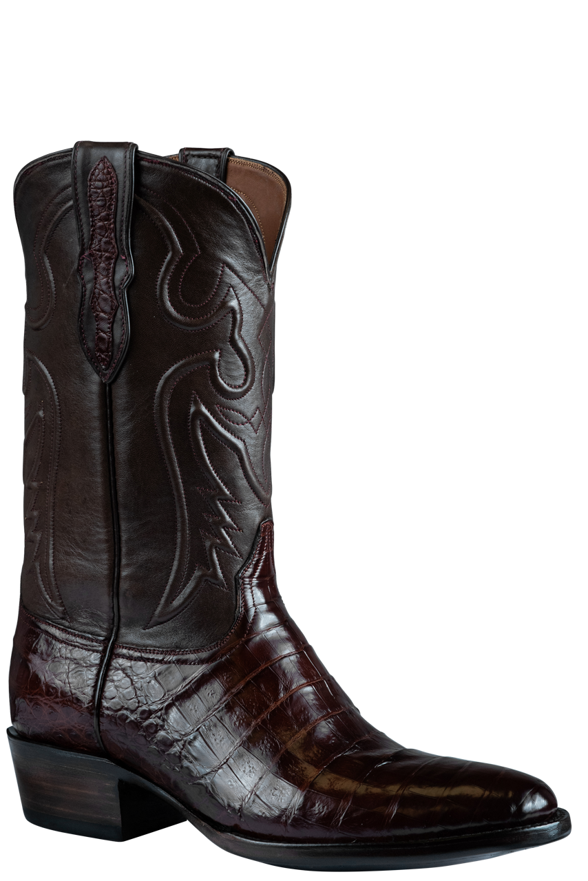 Premium Black Jack Select Caiman Belly Cowboy Boots - Italian Red Leather | Western Fashion, Rodeo & Country Style Footwear for Men & Women