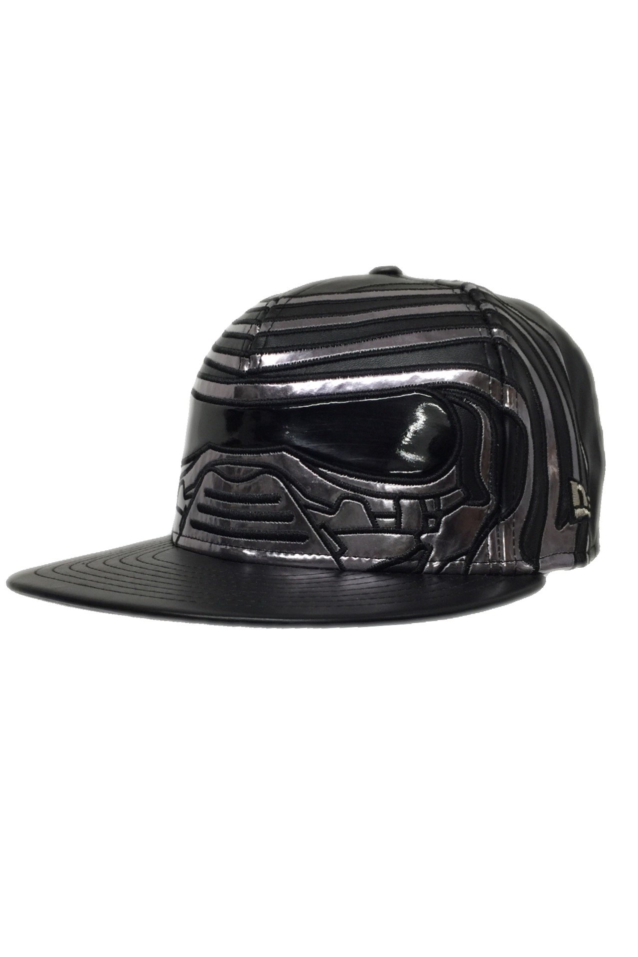 New Era Star Wars The Force Awakens Kylo Ren 59Fifty Fitted Baseball Cap - Official Licensed Big Face Snapback Hat for Men & Women - Perfect for Cosplay, Movie Nights & Star Wars Fan Collections