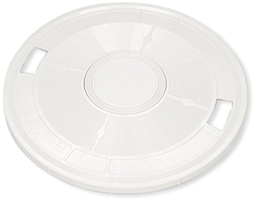 Pentair L4RW White Lid Skimmer with Cap - Pool Maintenance & Cleaning Accessory for In-Ground Pools