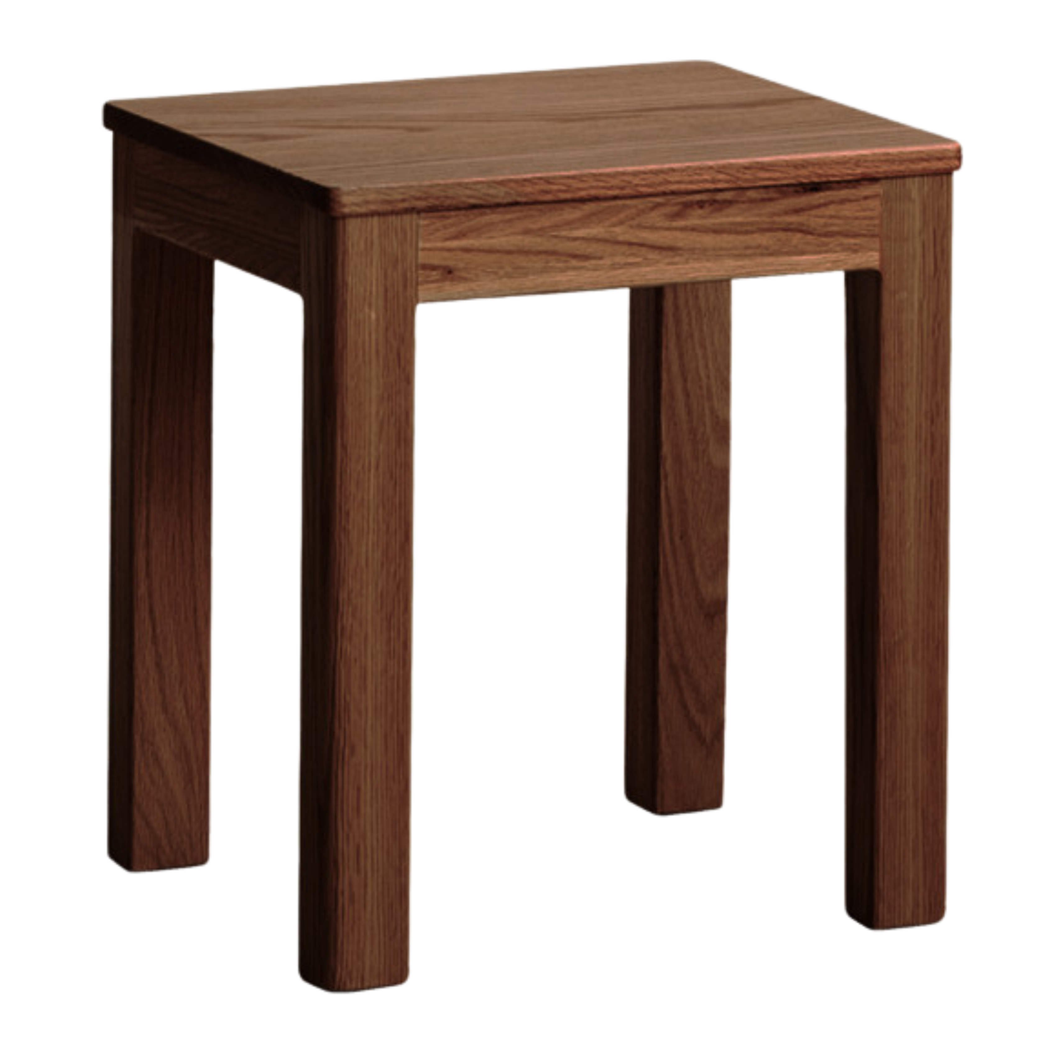 14.9x11.8x16.9 inch / 38x30x43сm / Walnut color / square stool 2pcs