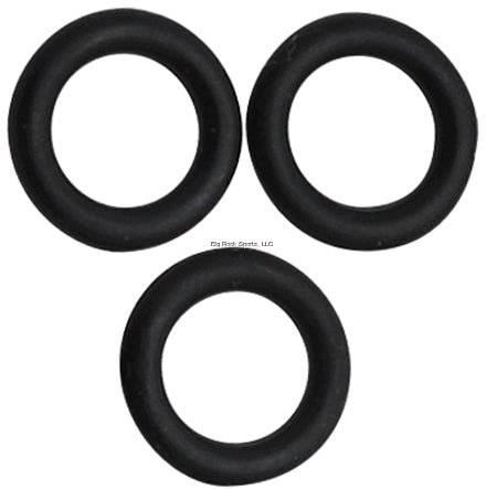 Eagle Claw Lazer Wacky Rig O Rings - 25 Pack for Bass Fishing, Soft Plastic Worms, and Drop Shot Rigs - Durable Rubber Bands for Secure Hook Hold