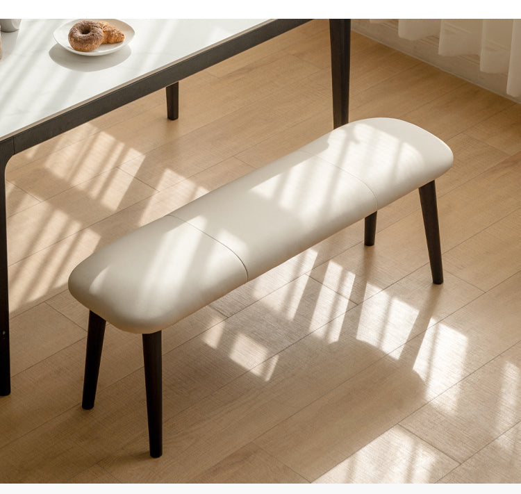 Solid Oak Wood Storage Bench with Upholstered Seat - Perfect for Entryway, Bedroom, or Living Room Organization