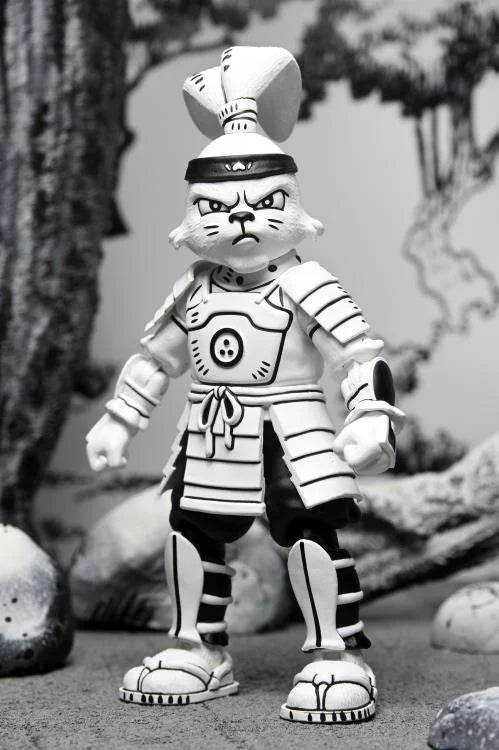 Usagi Yojimbo Samurai Action Figure - Black & White Collectible Toy for Anime Fans & Comic Book Lovers | Perfect for Display, Gifts & Cosplay Accessories