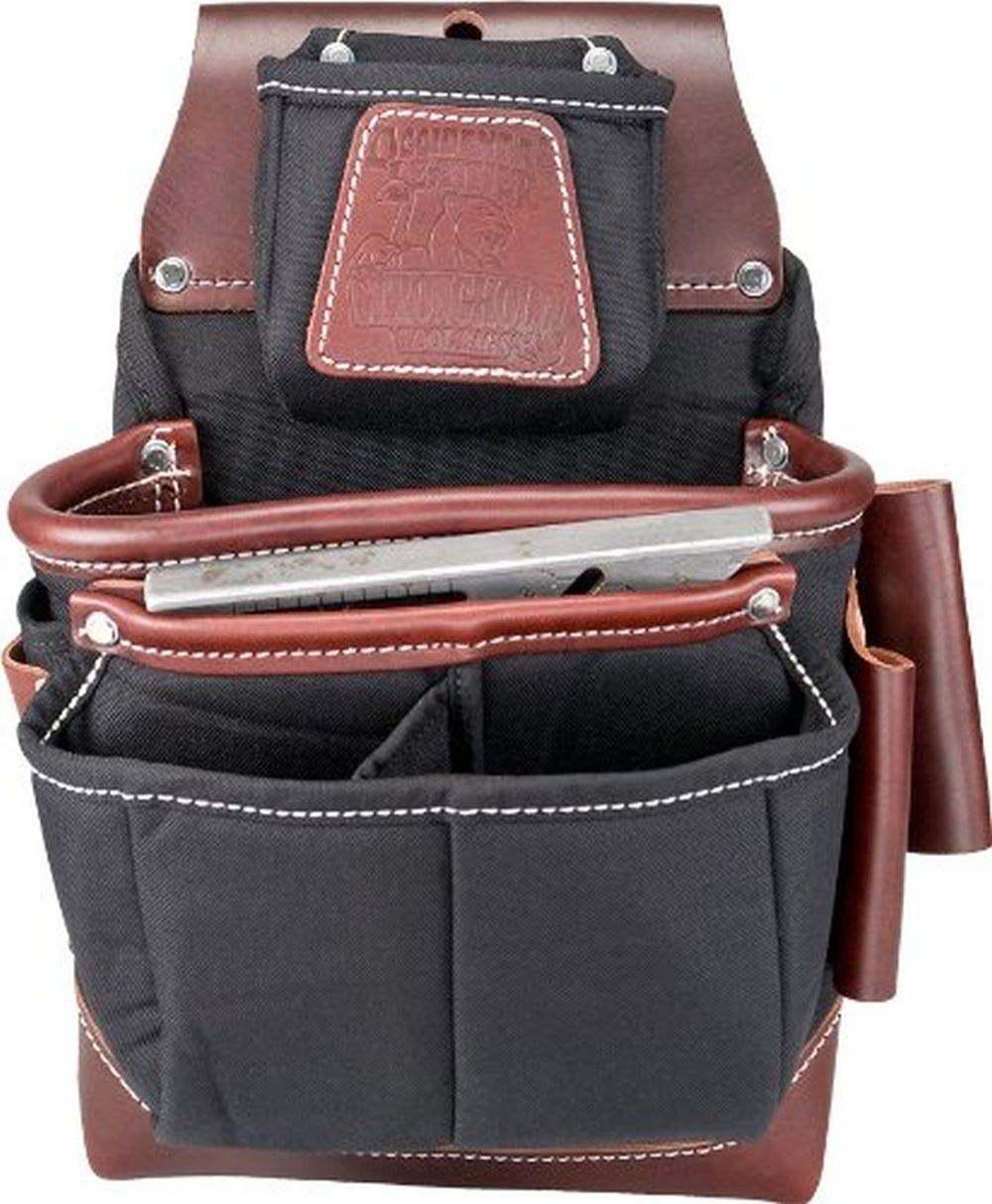 Occidental Leather 8581 FatLip™ Fastener Bag - Premium Leather Tool Pouch for Electricians & Contractors - Durable Construction with Multiple Pockets - Perfect for Job Sites & DIY Projects