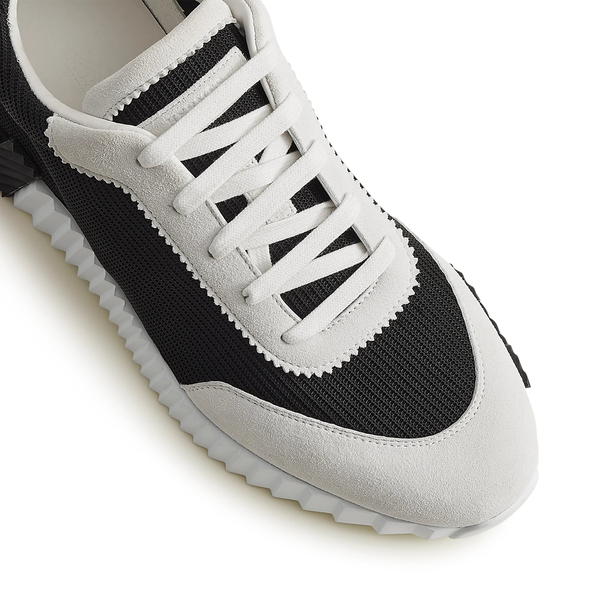 Hermès Paris Bouncing Sneakers for Women - White & Black Leather High-Top Fashion Sneakers | Casual Wear, Street Style & Luxury Comfort