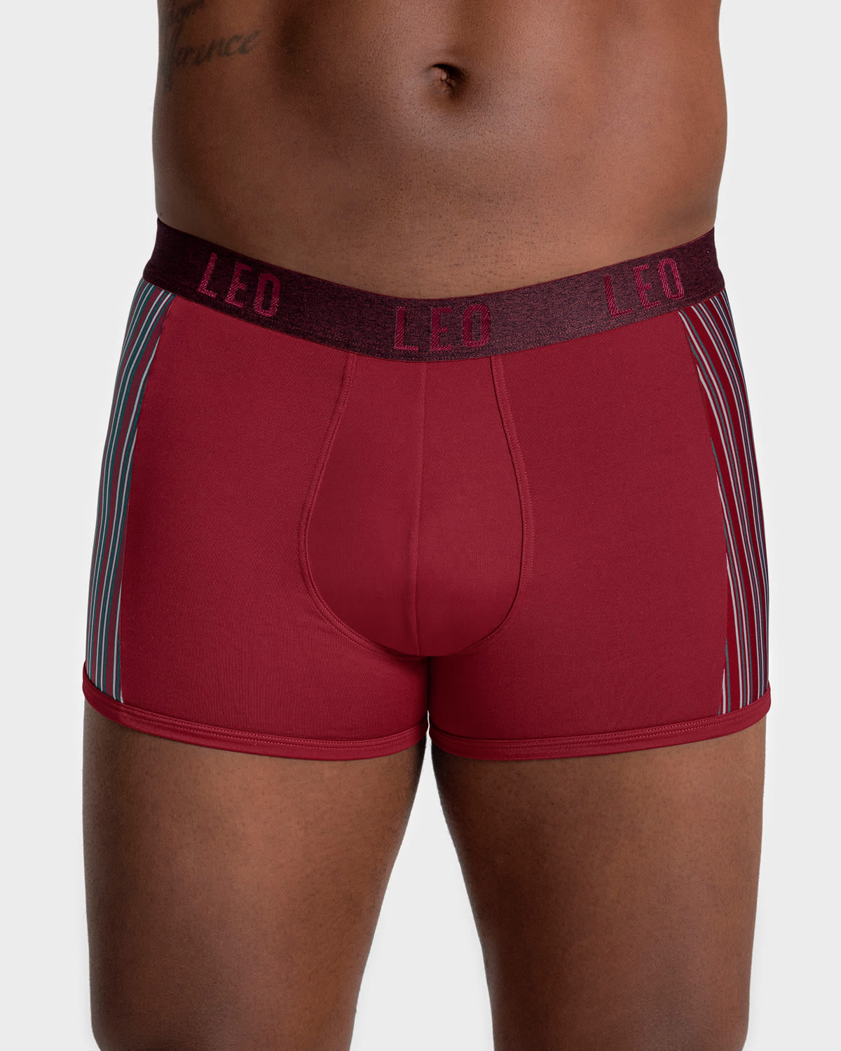 3 Pack Perfect Fit Trunk Underwear for Men with Contrast Stitching - Soft Cotton Boxer Briefs for Everyday Comfort, Workout & Lounge