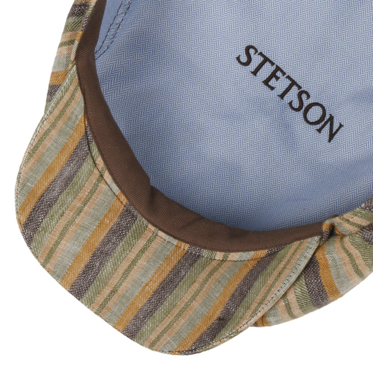 Stetson Hatteras Sacota Linen Flat Cap for Men - Classic Summer Hat for Outdoor Activities, Travel & Casual Wear