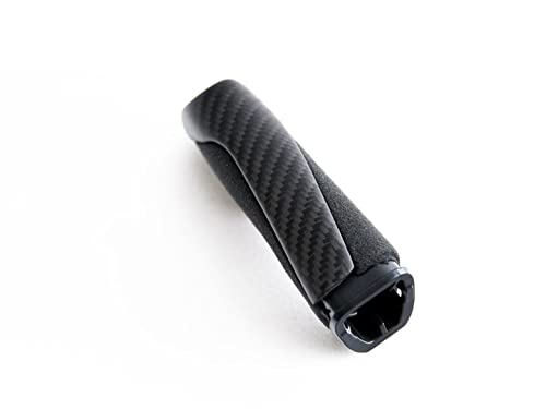 Carbon Fiber & Alcantara E-Brake Handle for BMW F-Chassis Models - Premium Interior Upgrade for Enhanced Driving Experience