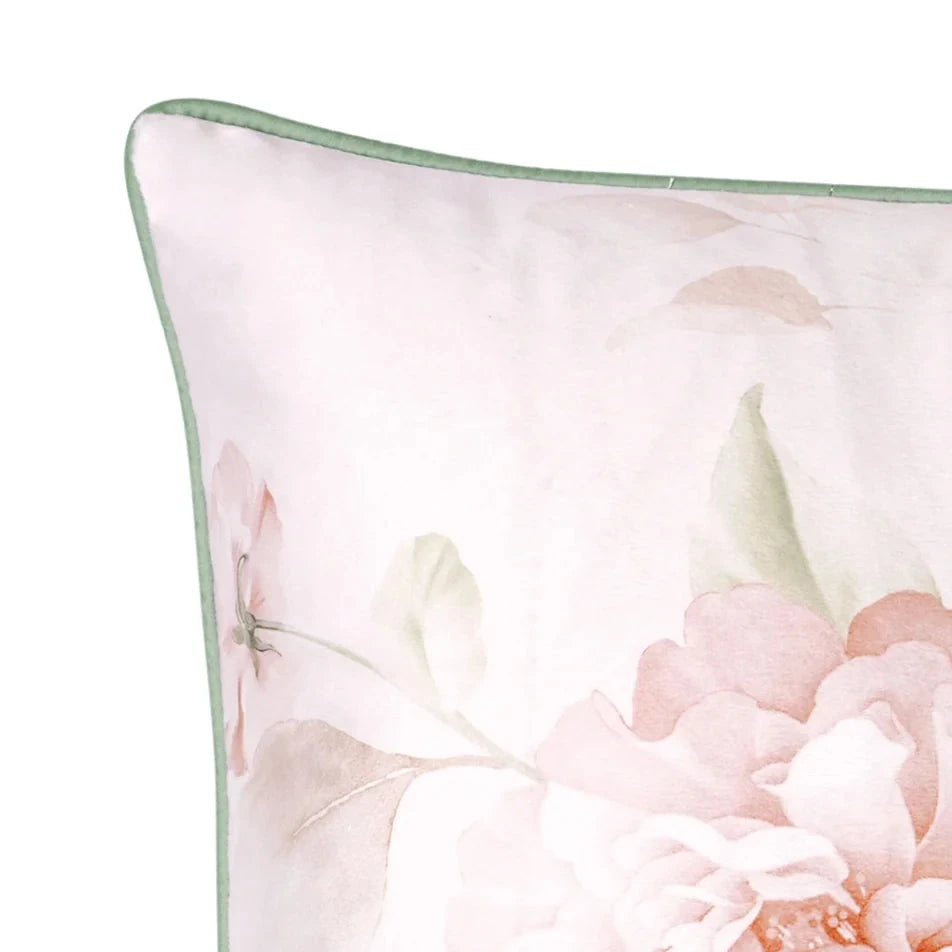 Bianca Layla White Square Cushion 43x43cm - Soft Decorative Pillow for Sofa, Bed, Living Room & Home Decor
