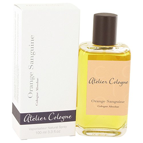 Atelier Cologne Orange Sanguine 3.3 oz Pure Perfume Spray for Men - Citrus & Fresh Fragrance - Perfect for Daytime Wear & Office Use