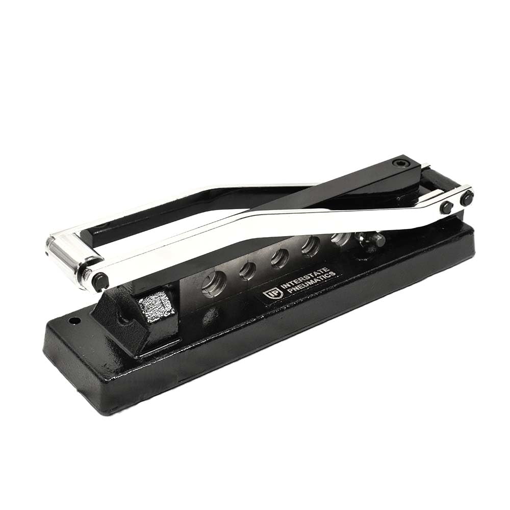 Interstate Pneumatics H8 Heavy Duty Standard Hose Crimper with 5 Dies - Professional Air Hose Crimping Tool for Hydraulic, Industrial & Automotive Applications