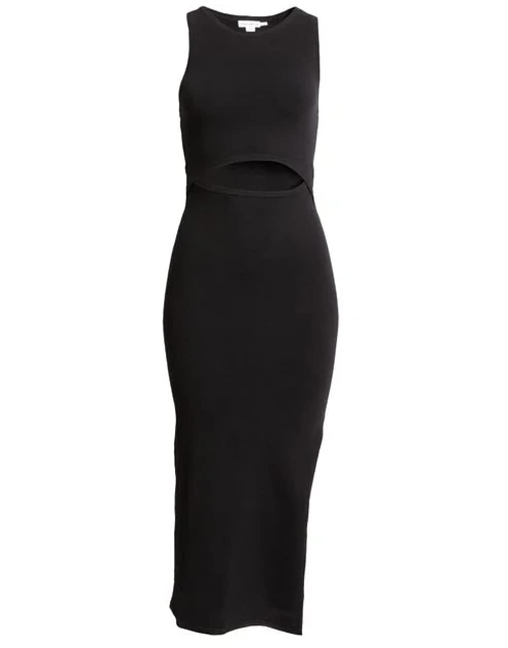 Good American Women's Peekaboo Maxi Dress - Flowy Long Sleeve Bodycon Midi Dress for Date Night, Party & Special Occasions
