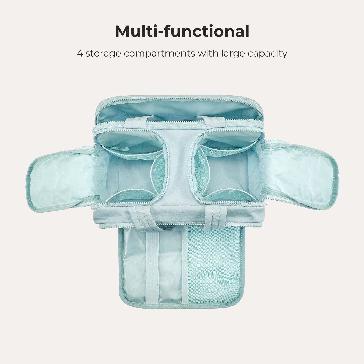 Premium Hanging Toiletry Bag for Travel - Waterproof Cosmetic Organizer with Multiple Pockets - Perfect for Camping, Gym, and Business Trips