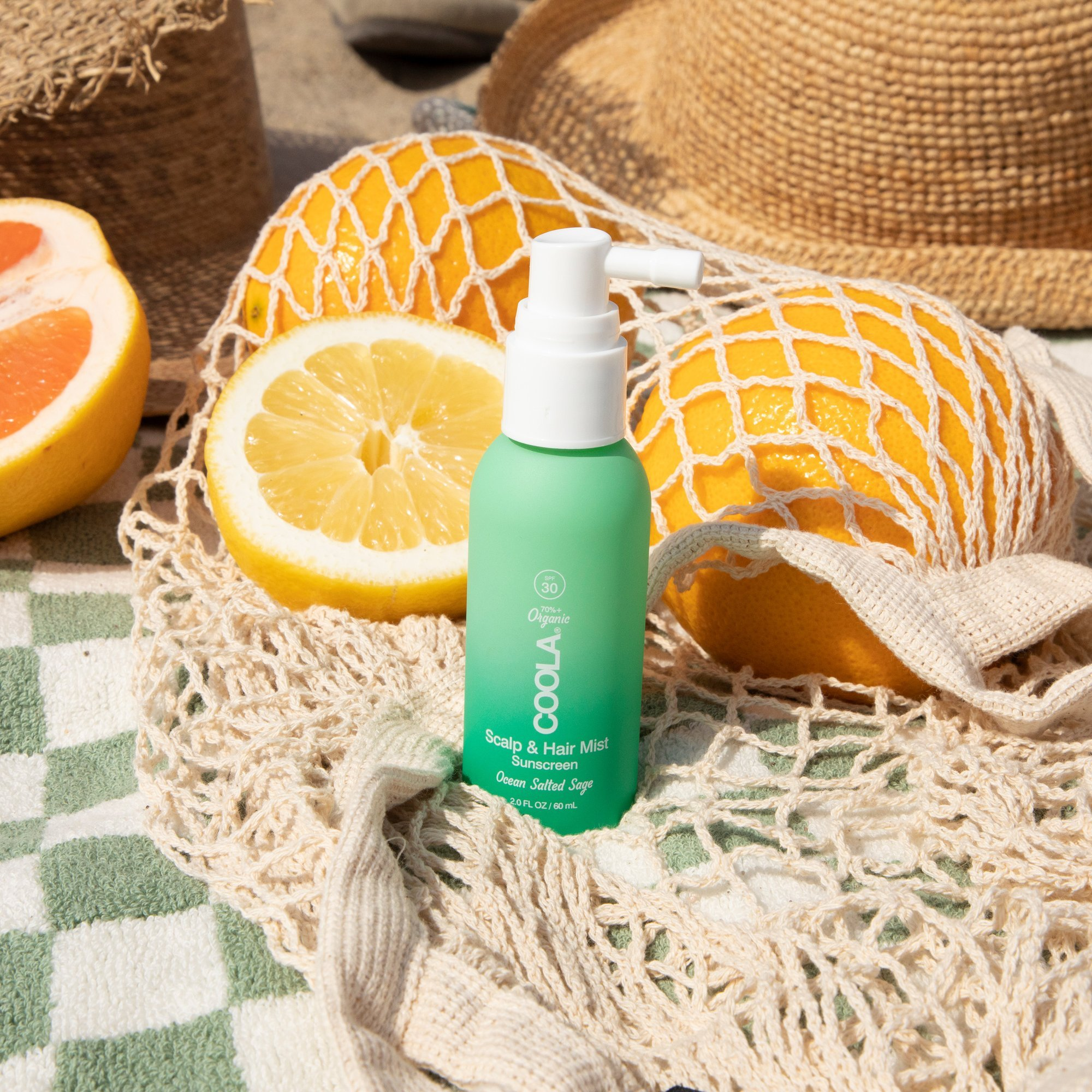 COOLA Suncare Classic Scalp & Hair Mist SPF30 | UV Protection for Hair & Scalp | Lightweight Sunscreen Spray for Beach, Pool & Outdoor Activities