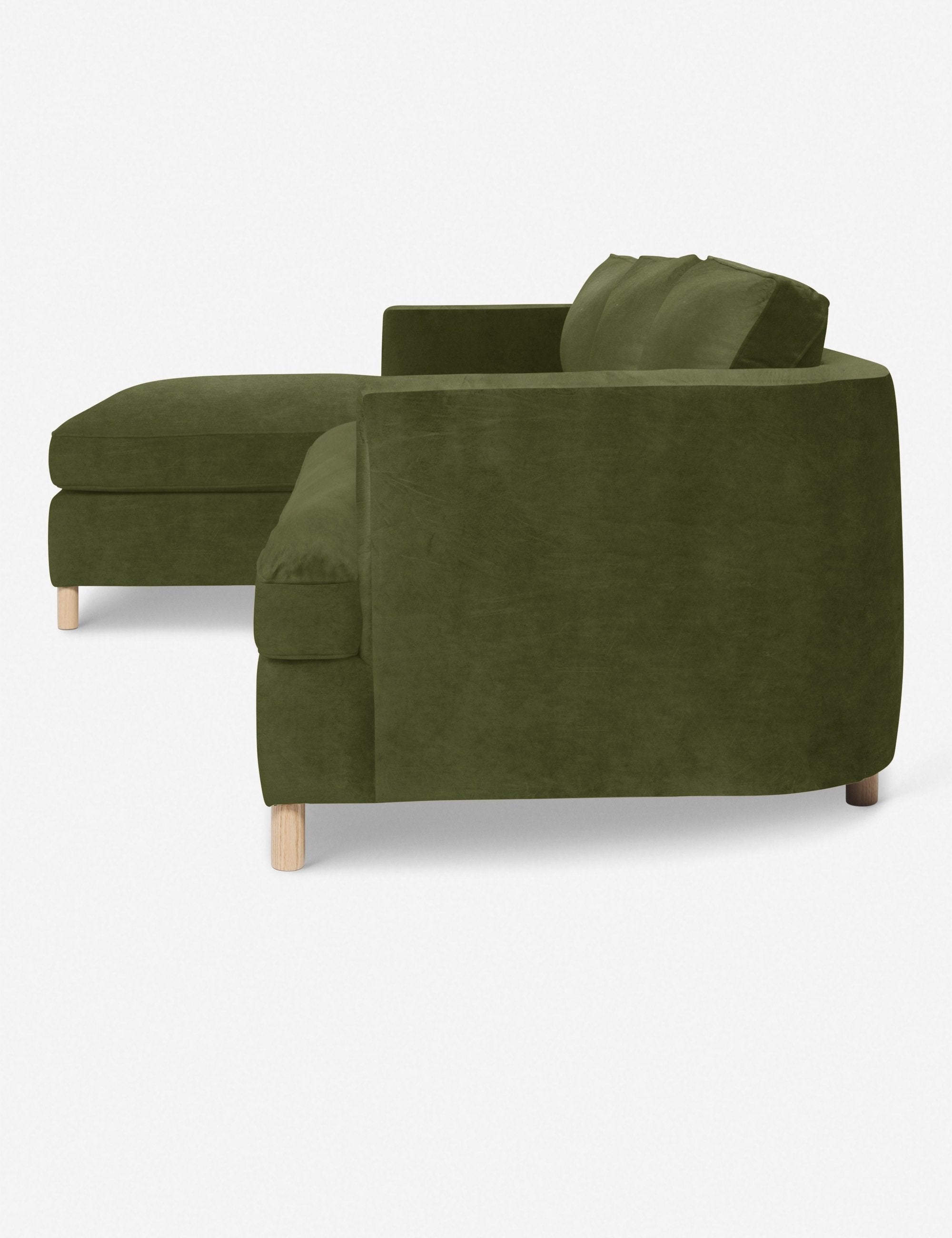 Belton Sectional Sofa by Ginny Macdonald - Modern L-Shaped Couch for Living Room, Family Room & Home Theater | Comfortable Fabric Sofa Set with Reversible Chaise