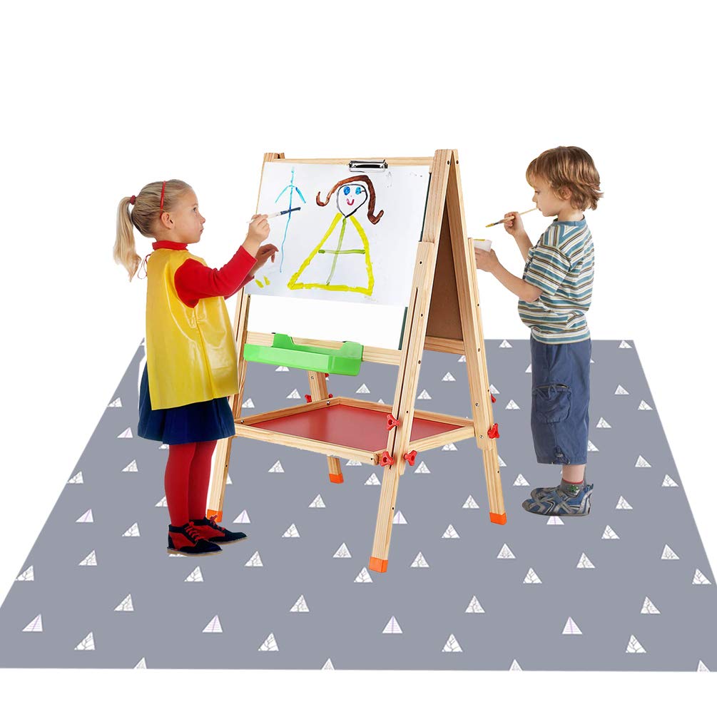 **Womumon Waterproof Non-Slip Highchair Floor Mat – Washable Splat Mat for Baby Meals, Arts & Crafts – Spill-Proof Splash Mat for Under High Chair or Table – Perfect for Messy Toddlers & Easy Cleanup**    *(Ideal for feeding time, playtime, or creative activities—keeps floors clean and safe!)*