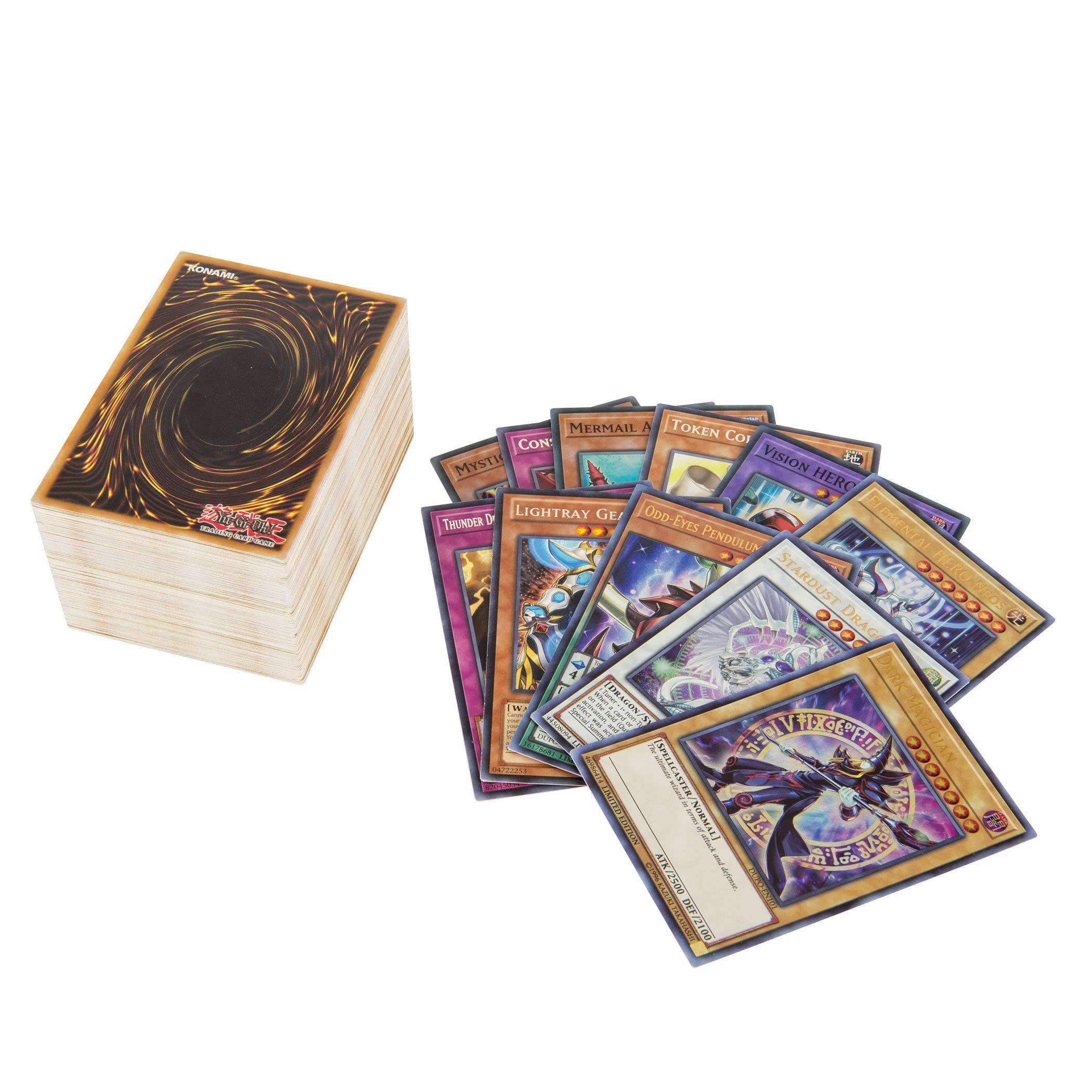 Yu-Gi-Oh! Trading Cards - 140 Common Cards Lot with Card Case | No Duplicates | Authentic Collectible Cards for Gameplay & Deck Building | Perfect for Tournaments & Casual Play