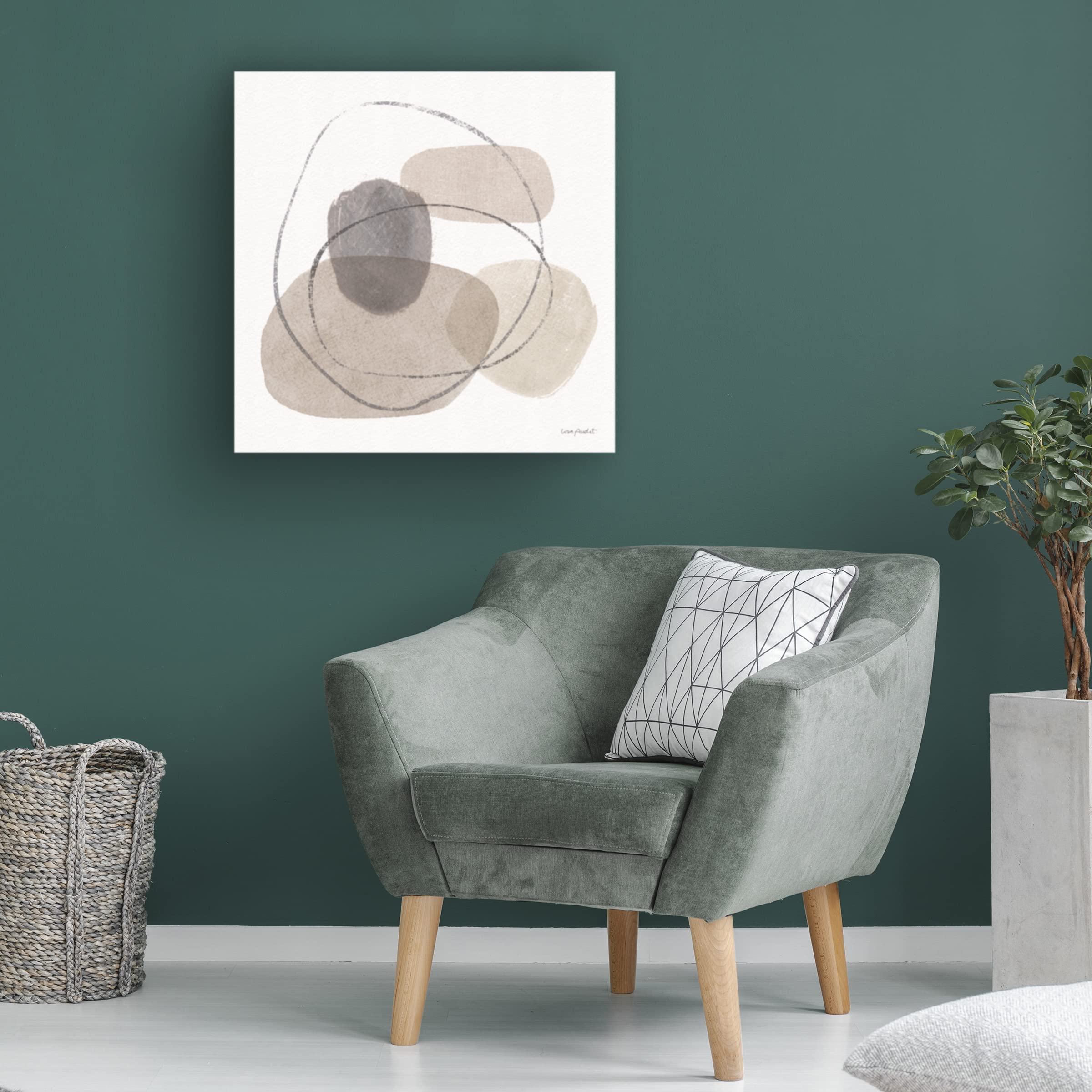 Lisa Audit 'Think Neutral 07' Abstract Canvas Wall Art - Modern Home Decor for Living Room, Bedroom & Office