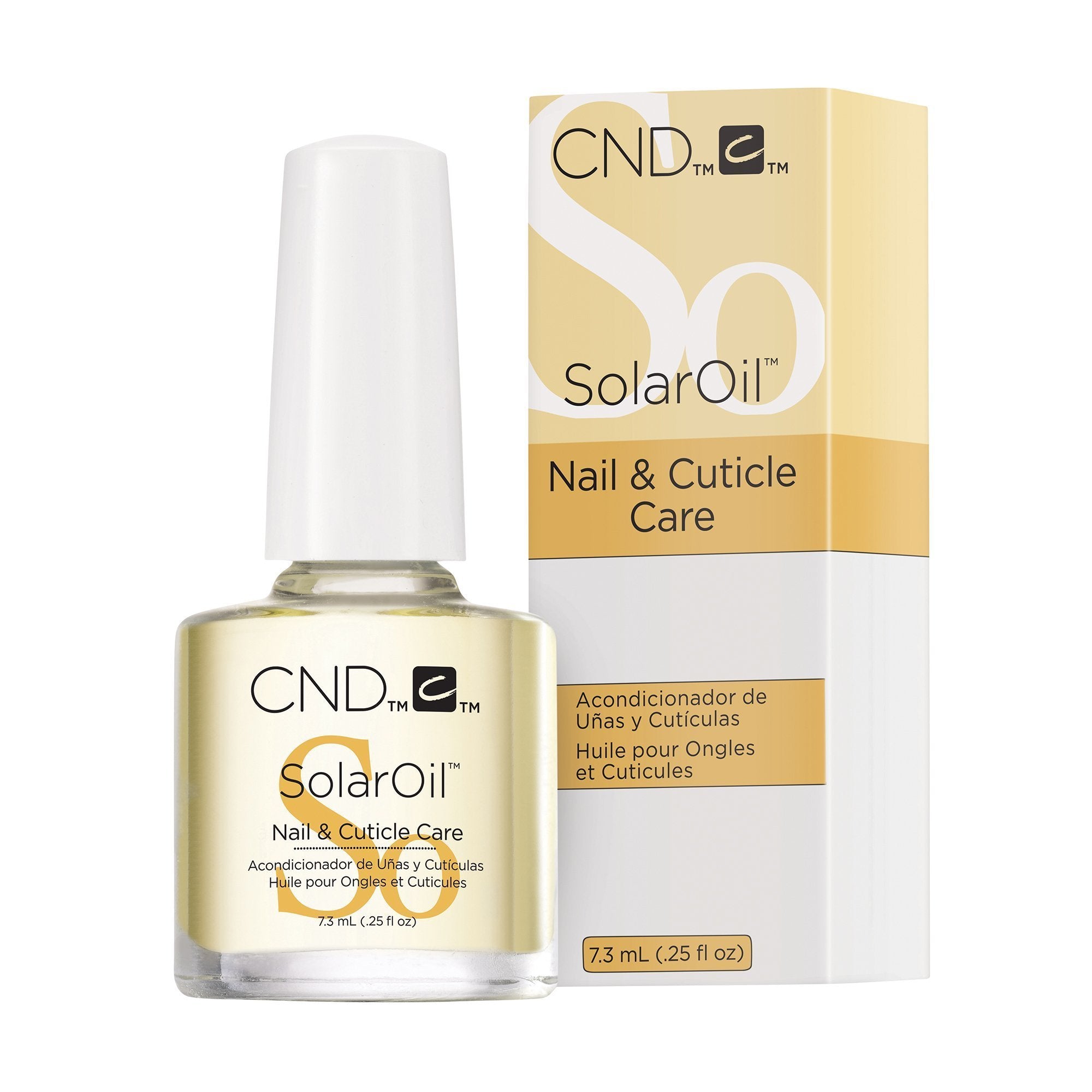 CND Solar Oil - Nail & Cuticle Treatment for Healthy Nails - Perfect for Manicures, Pedicures & At-Home Nail Care