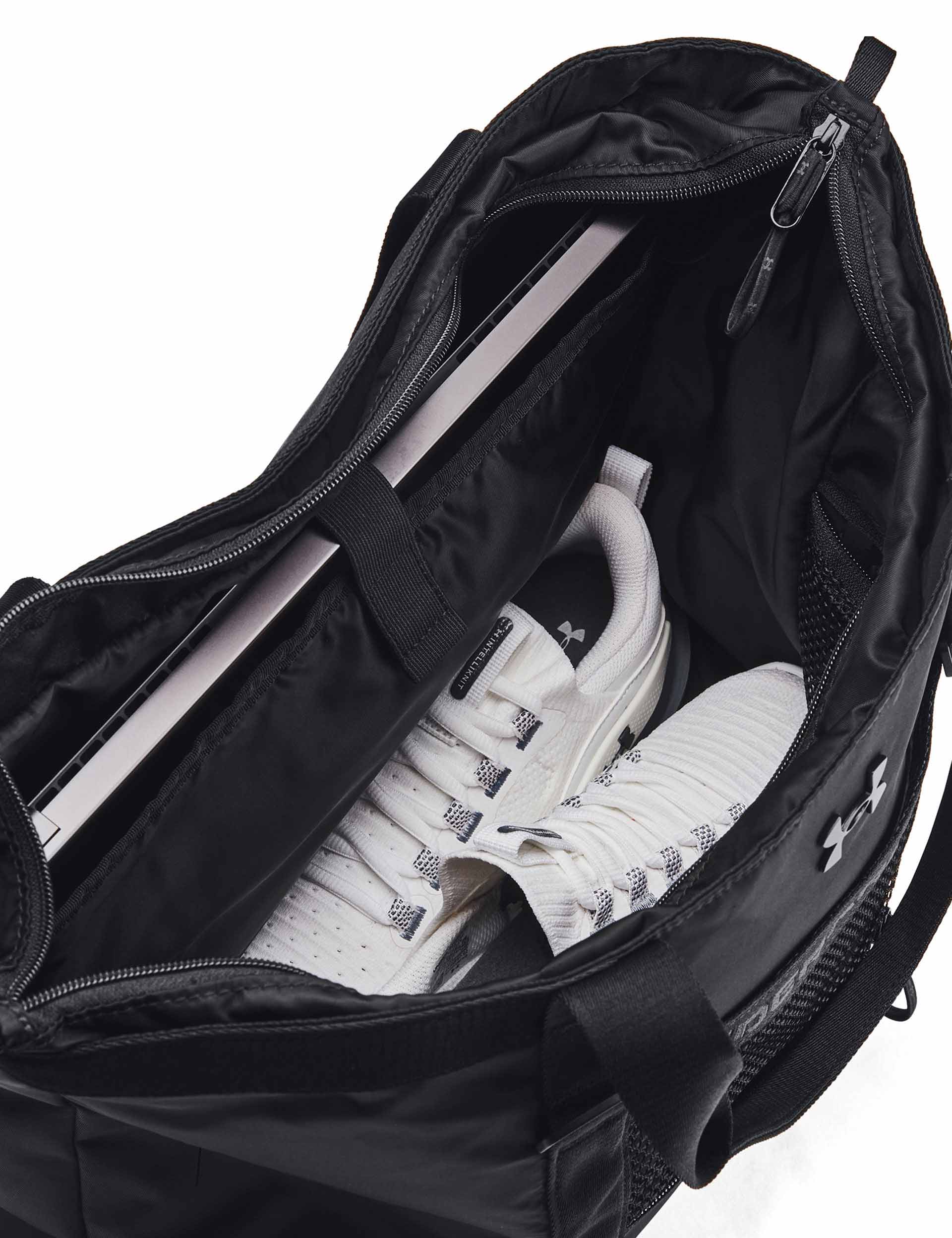 Stylish Black Studio Tote Bag - Premium Leather Work Tote for Women - Perfect for Office, Travel & Everyday Use