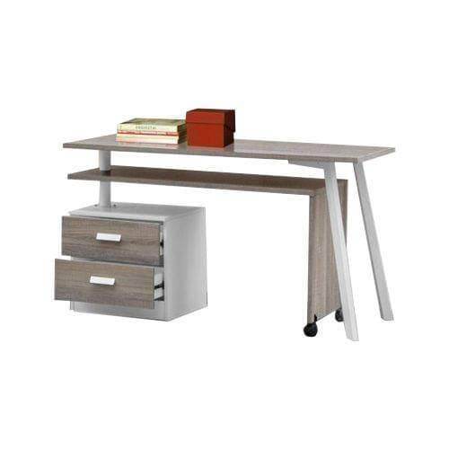Flynn Extendable Study Table - Adjustable Height Home Office Desk for Students & Professionals | Perfect for Small Spaces, Dorm Rooms & Remote Work