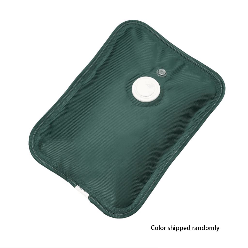 Rechargeable Hot Water Bottle with Removable Washable Knitted Cover - Cute Rectangular Heating Pad for Women & Girls - Perfect for Cold Weather, Period Pain Relief & Cozy Nights at Home