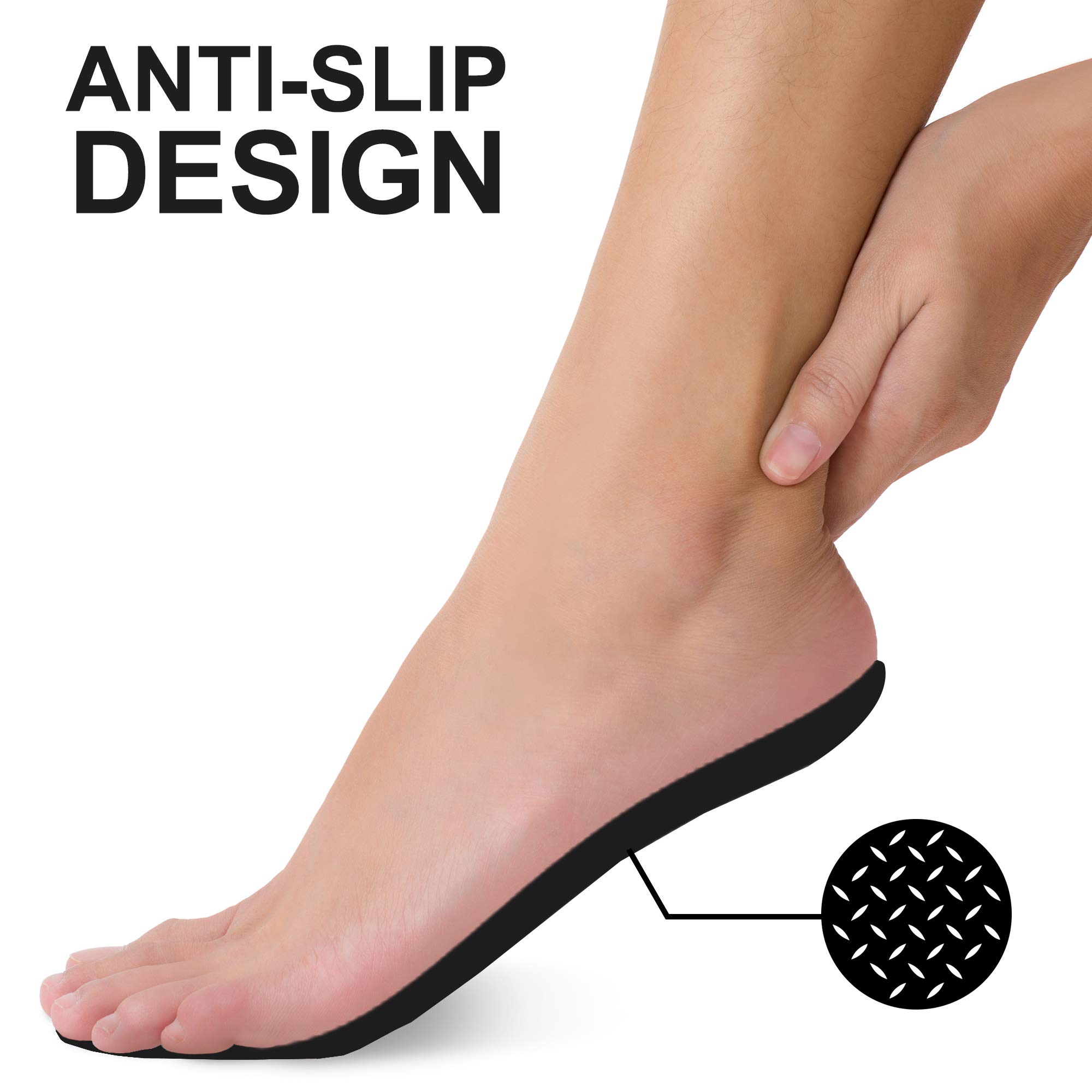 Self Tanning Sticky Foam Feet Pads - 100 Pack Disposable Strapless Sole Protectors for Spray Tan & Tanning Tents | Non-Slip Foot Covers for Sunless Tanning at Home or Salon