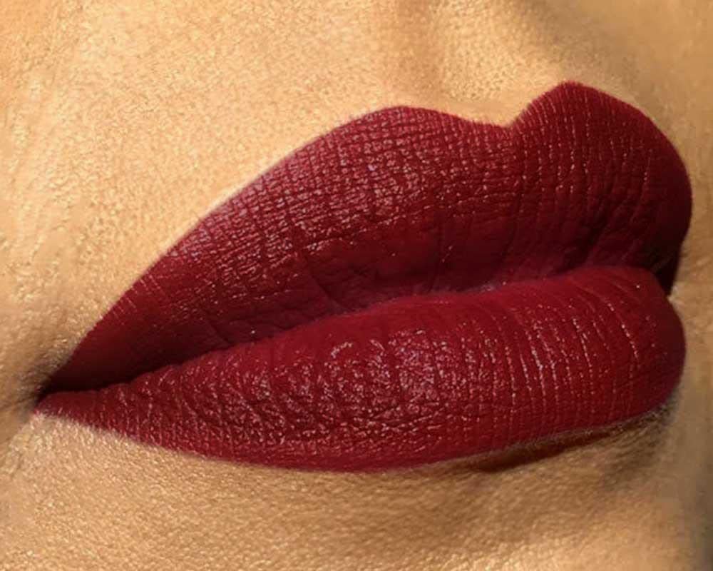 Suavecita Vegan Matte Lipstick - Long Lasting Warm Toned Burgundy Lip Makeup with Mirror | Perfect for Date Night, Parties & Everyday Wear