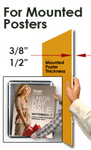 Extra Deep 8.5x14 Snap Open Sign Holder Frame - 1.25