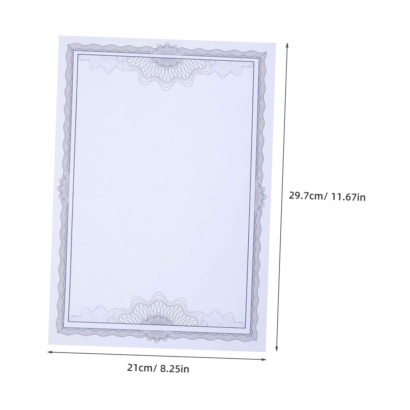 COHEALI 100 Sheets Blank Award Certificate Paper - Premium Graduation Diploma Paper for Academic Awards, Employee Recognition & Honor Certificates - Perfect for Schools, Offices & Special Events
