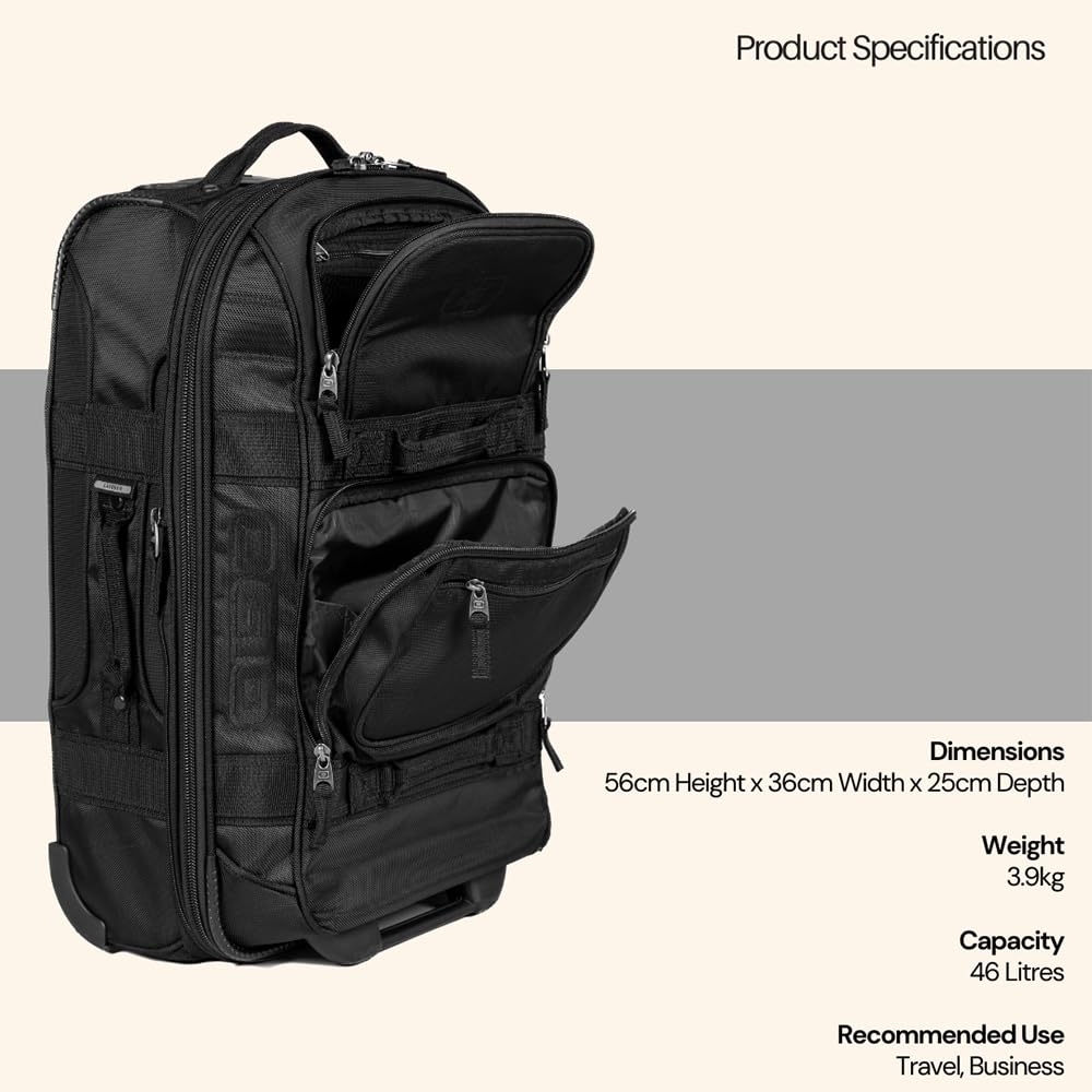 OGIO Layover Travel Bag - Durable Carry-On Luggage for Business & Leisure Trips - Perfect for Airplane, Train & Road Travel