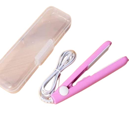 Zirak Mini Hair Straightener for Women - Professional Travel Flat Iron with Adjustable Temperature, Fast Heating (Multicolor) - Perfect for Styling, Travel & On-the-Go Use