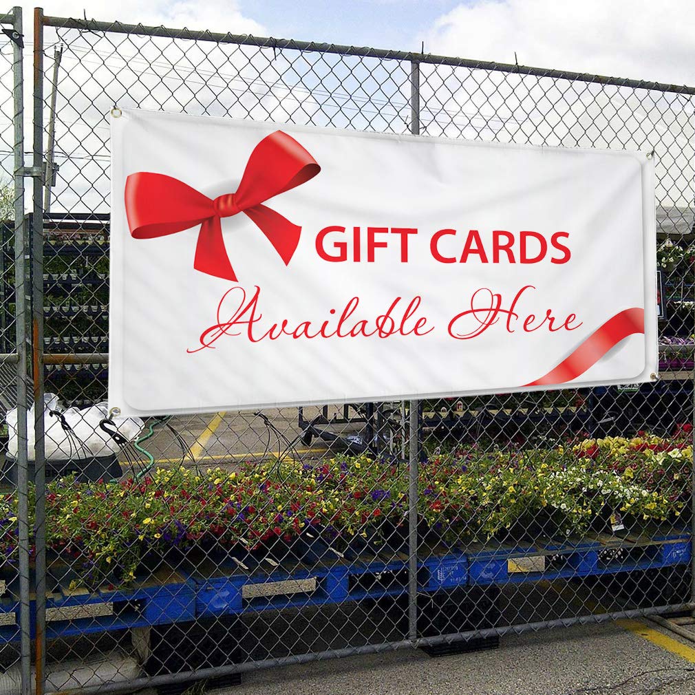 Custom Vinyl Banner 48x96 Inches - Weatherproof Outdoor Sign with 8 Grommets for Restaurants, Cafes & Businesses | Perfect for Yard Signs, Events & Promotions (Multiple Sizes & Gift Cards Available)