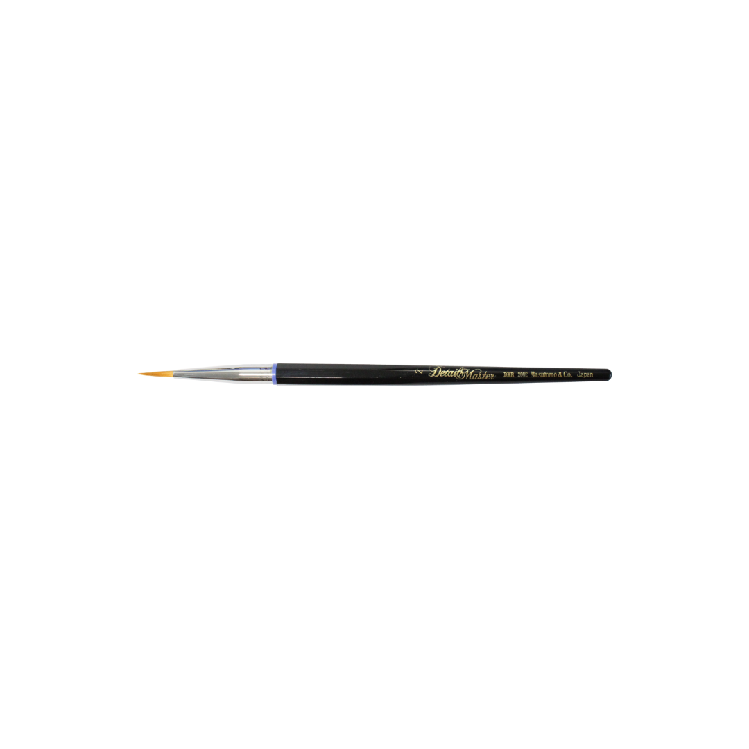 DetailMaster Professional Paint Brush - Size 2 (DMR2002) for Oil, Acrylic & Watercolor Painting - Perfect for Artists, Hobbyists & DIY Projects