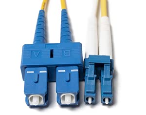 12 Pack Single Mode Fiber Optic Cables LC to SC 1M (3.28ft) - OS2 Duplex 9/125 SMF Jumper Cord | Pack Options: 2, 4, 6, 10, 12, 24 | Ideal for Data Centers, Telecom Networks & High-Speed Internet Connections