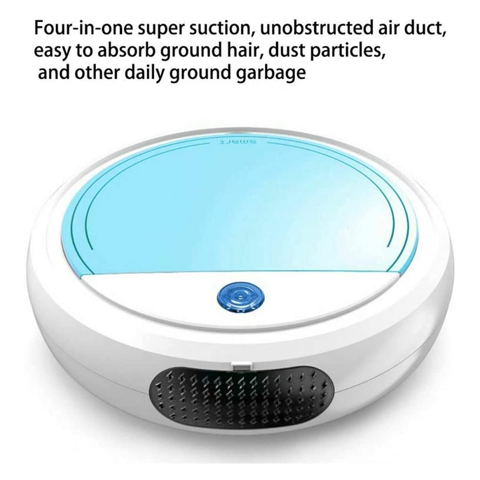 Smart Robot Vacuum Cleaner with Strong Suction & App Control - Ideal for Pet Hair & Large Homes (Green) - Perfect for Hardwood & Carpets